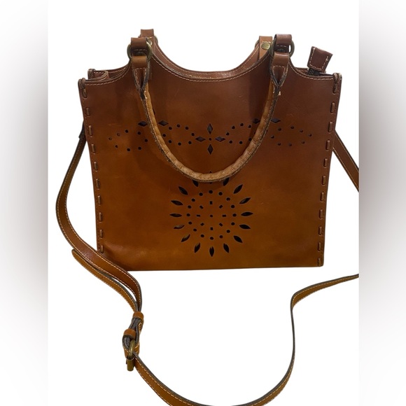 Patricia Nash Laser Cut Chiara Satchel
